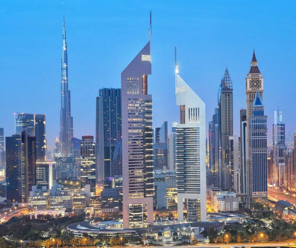 About Dubai - Emirates Towers