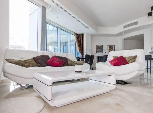 Trident Grand Residence - Living Area - Dubai Holiday Home