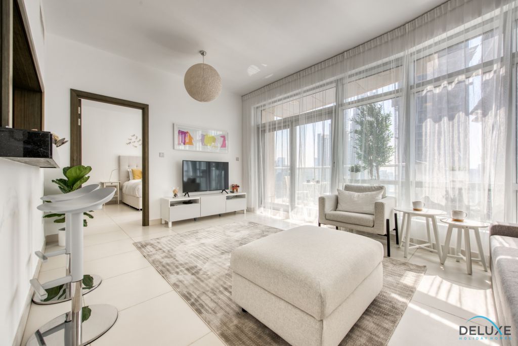 غرفة نوم واحدة نابضة بالحياة في Lofts West