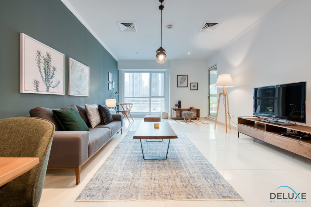 Современный 1BR в башне Аль Шера