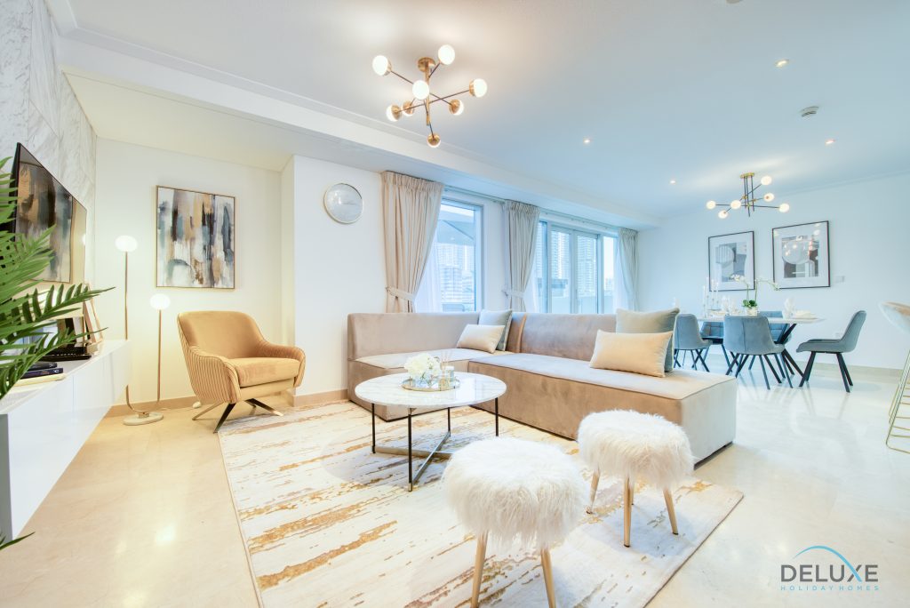 Потрясающий 1BR в Marina Promenade