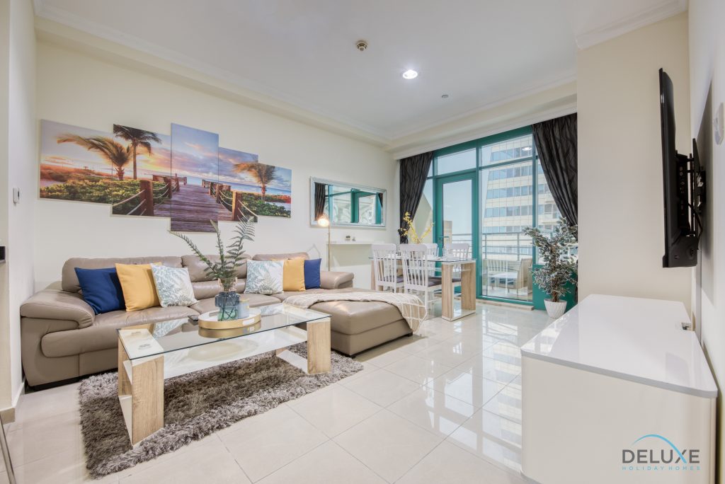 Спокойный 1BR в Marina Crown