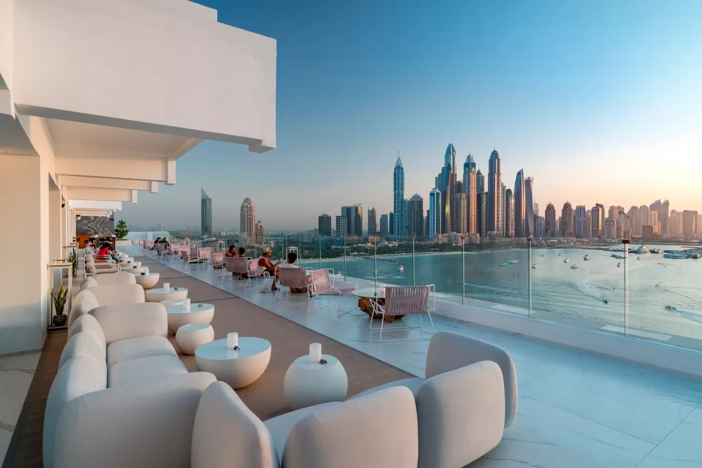 the penthouse located in five palm jumeirah