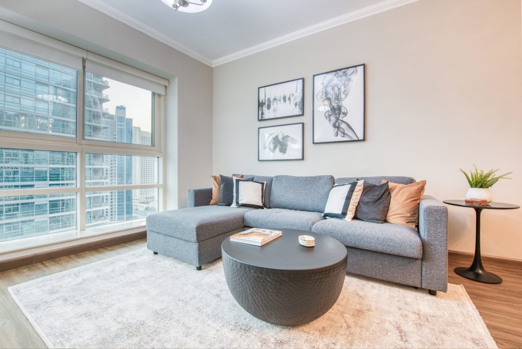 Яркий 1BR в Marina Quay West