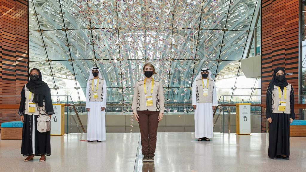 volunteers at the expo 2020