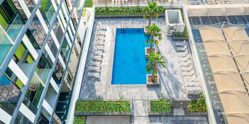 Outdoor Pool at The Pulse Residence 