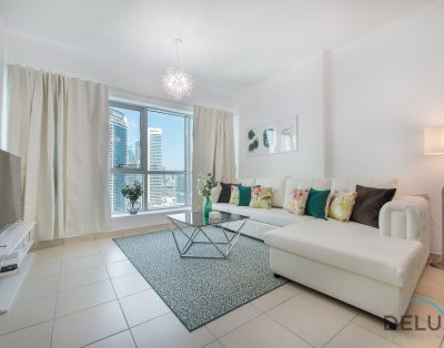 Зеленые односпальные апартаменты в The Point Dubai Marina