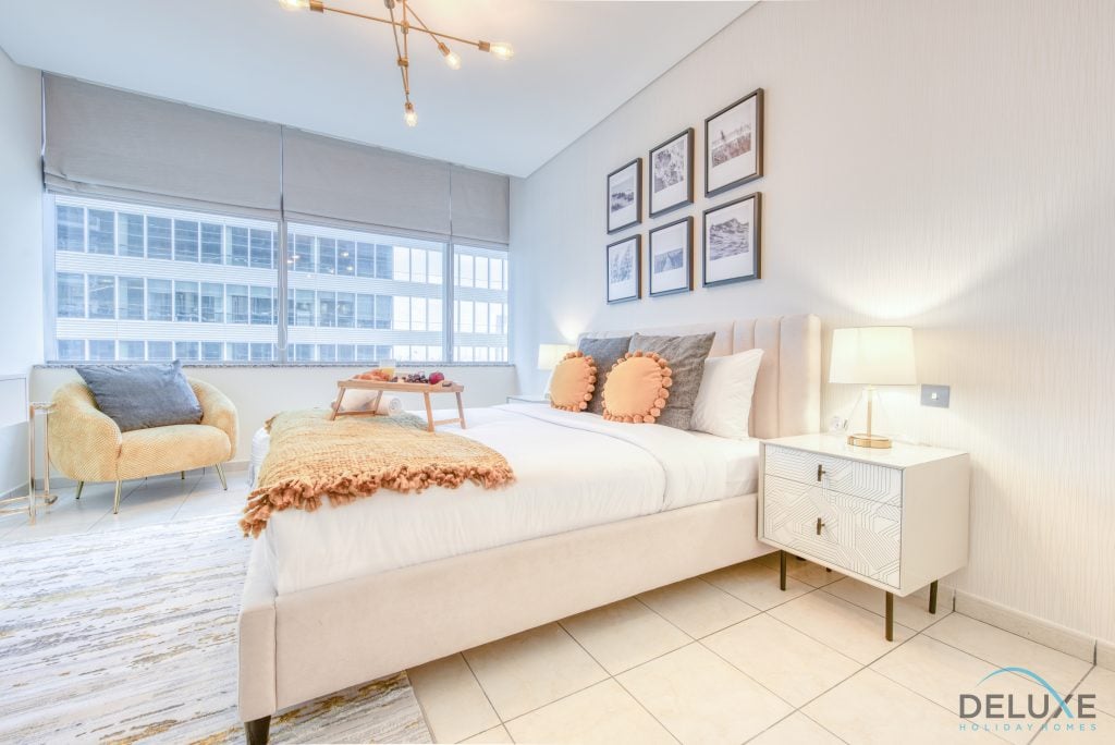 Спокойный 1BR в Sky Gardens