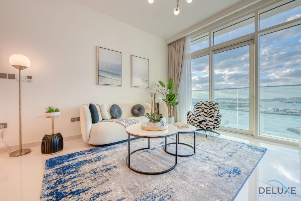 Спокойный 1BR в Sunrise Bay Tower 1 Emaar Beachfront