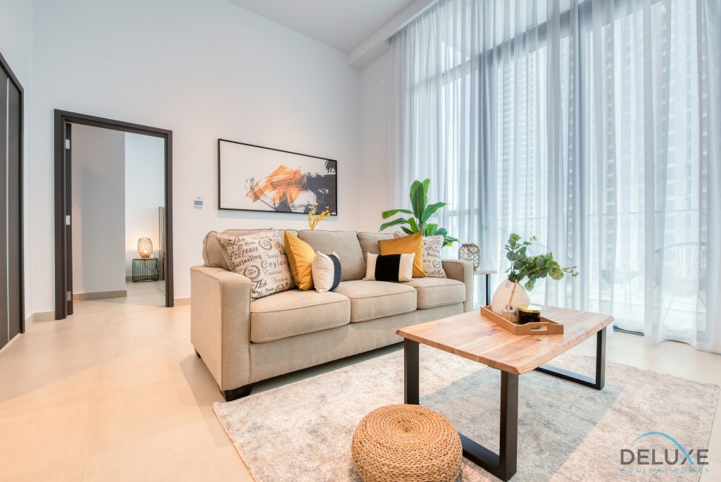 Современный 1BR в Downtown Views I
