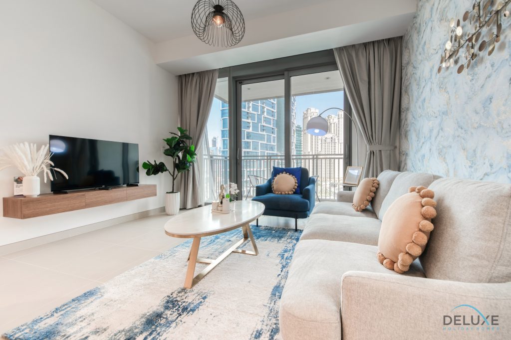 Очаровательные апартаменты 1BR с видом на море в 5242 Tower 1