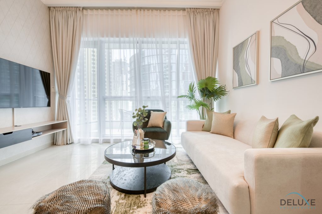 Спокойный 1BR в Bay Central 2