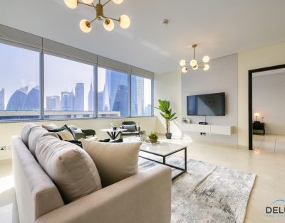 Светлые односпальные апартаменты в Sky Gardens DIFC