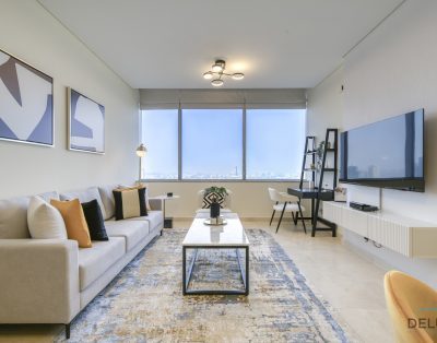 Веселые односпальные апартаменты в Sky Gardens DIFC
