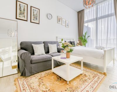 Веселая студия в Belgravia Tower JVC