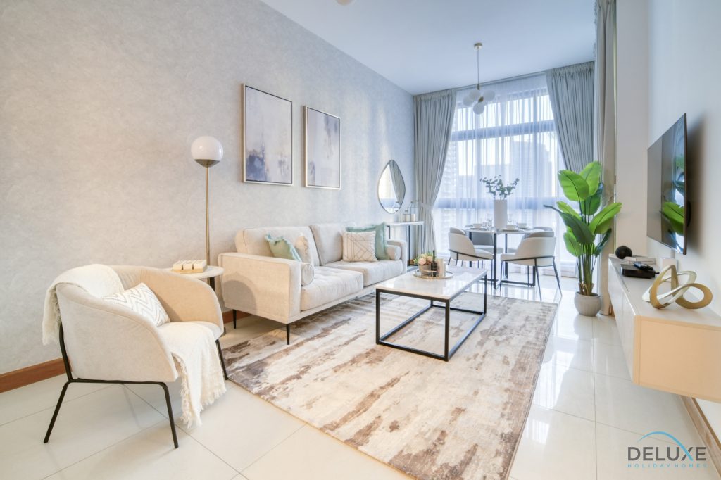 Прибрежный 1BR в Iris Blue