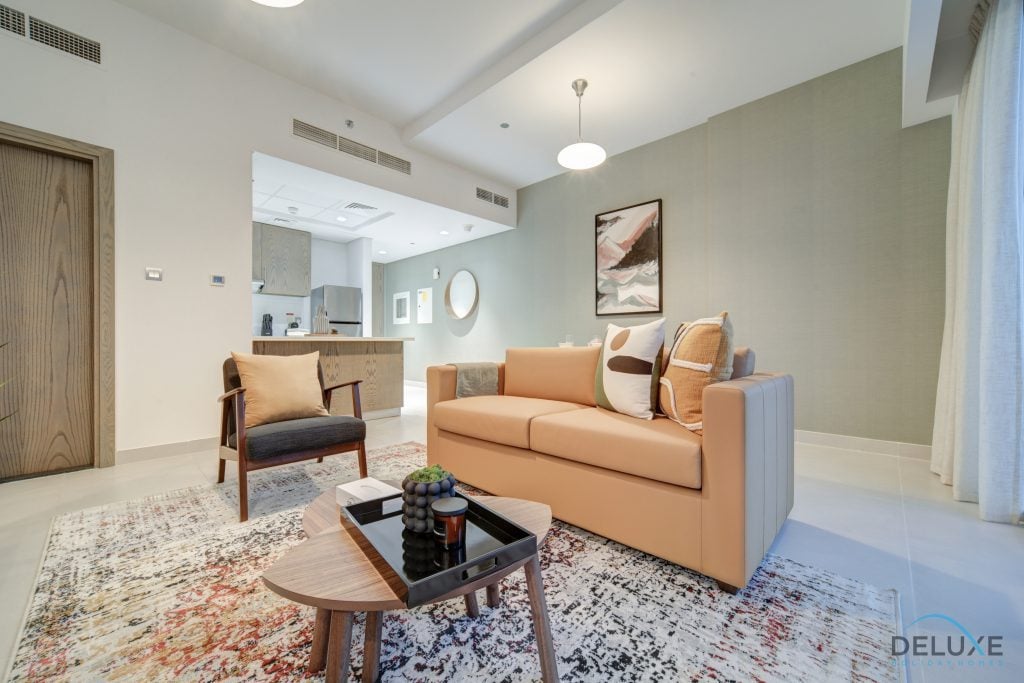 Изящный 1BR в Montrose Residence A