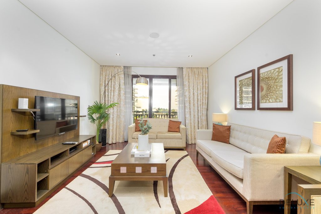 Тропический 2BR в Royal Amwaj Residences North