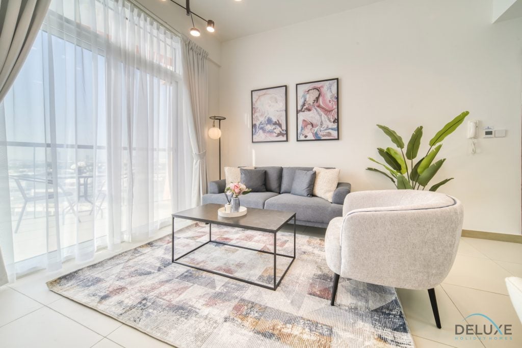 Восхитительный 1BR в Binghatti Gateway