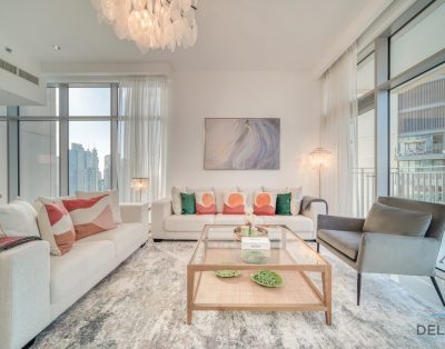 Сверкающие апартаменты с 2 спальнями в Boulevard Crescent Tower 1 Downtown