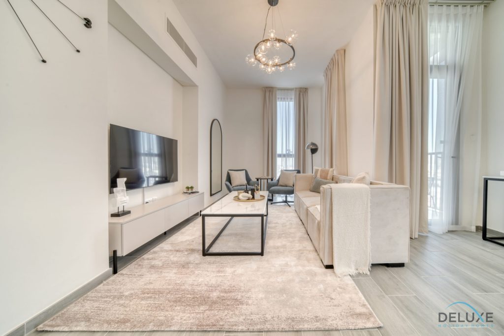 Изысканный 2BR с комнатой помощника в Mesk 1 Midtown
