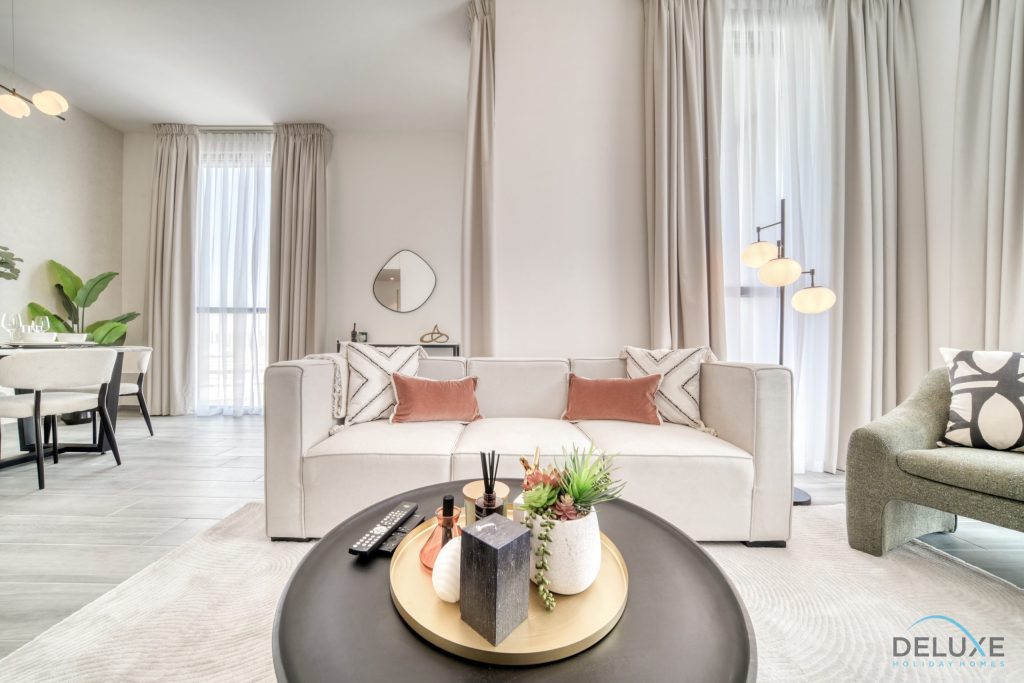 Приятная 2BR с комнатой помощника в Mesk 1 Midtown