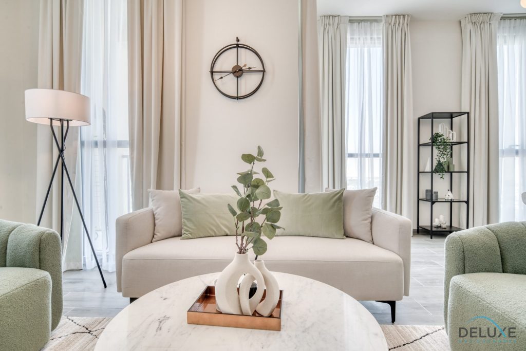 Вежливая 2BR с комнатой помощника в Mesk 1 Midtown