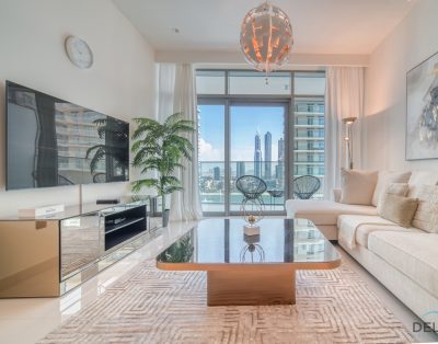 Привлекательный 1BR в Beach Vista Tower 1 Emaar Beachfront