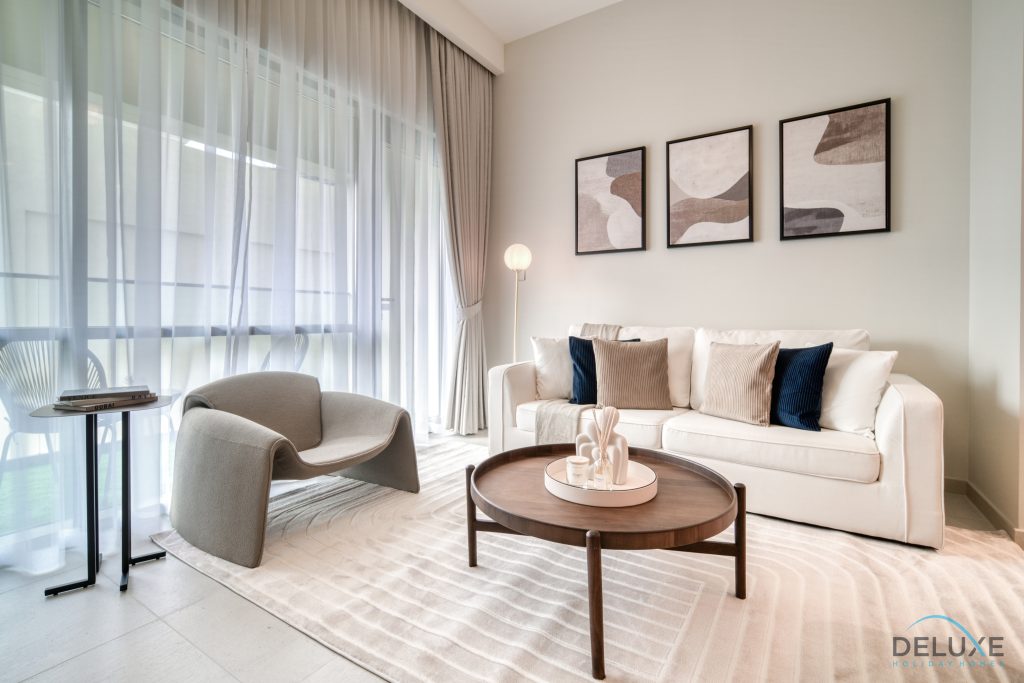 غرفة آسرة بغرفة نوم واحدة في VIDA Residences على شاطئ الخور