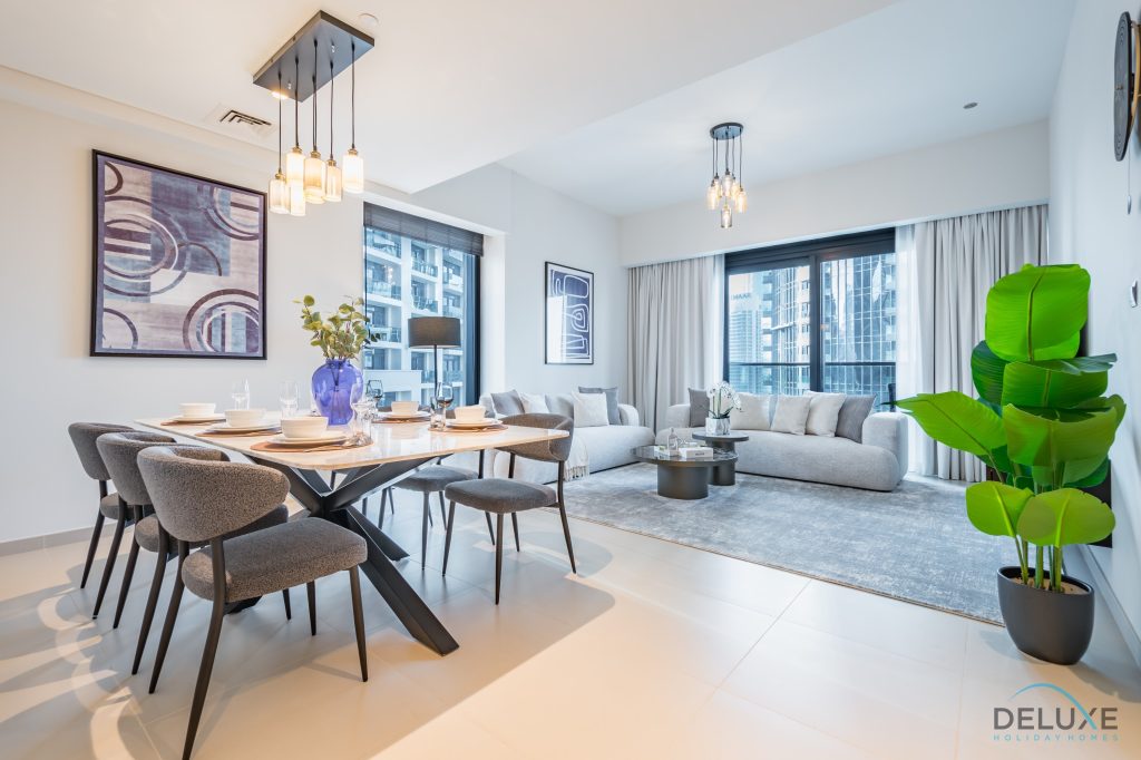 Роскошные апартаменты 3BR с комнатой помощника в Act One Act Two Tower 2