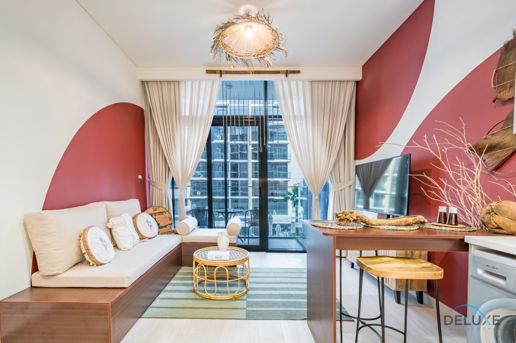 Восхитительные апартаменты 1BR в Azizi Riviera 35