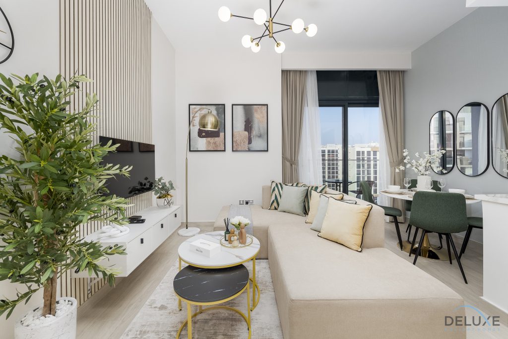 Элегантная квартира 1BR в Azizi Riviera 45