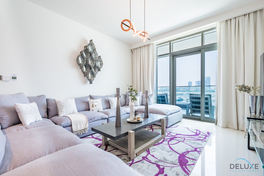 Роскошный 1BR в Sunrise Bay Podium Emaar Beachfront