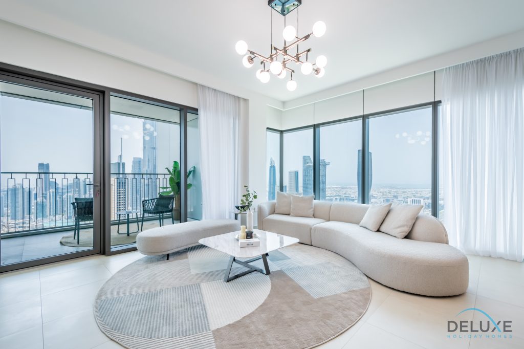 Панорамный 3BR с ассистентской комнатой в Downtown Views II