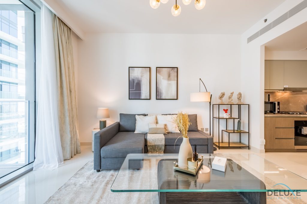 Роскошные апартаменты 1BR в Beach Isle Tower 1 Emaar Beachfront