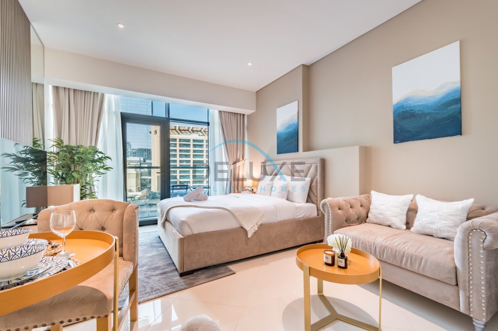 Изысканная студия в отеле Seven Hotel and Apartments The Palm A