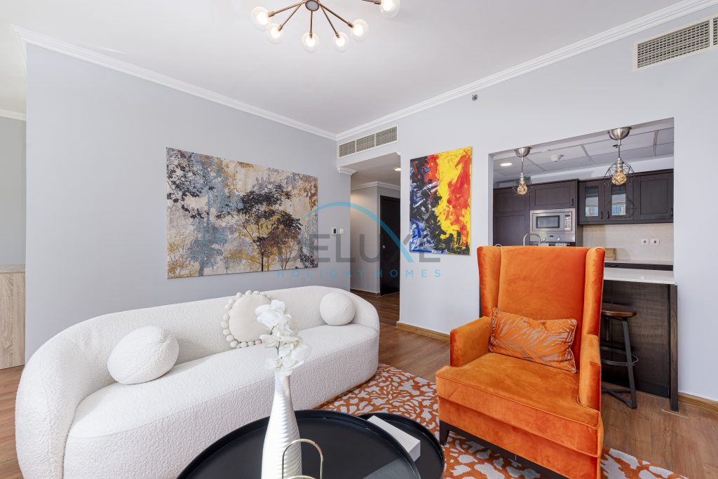 Яркий 2BR в Marina Quay West