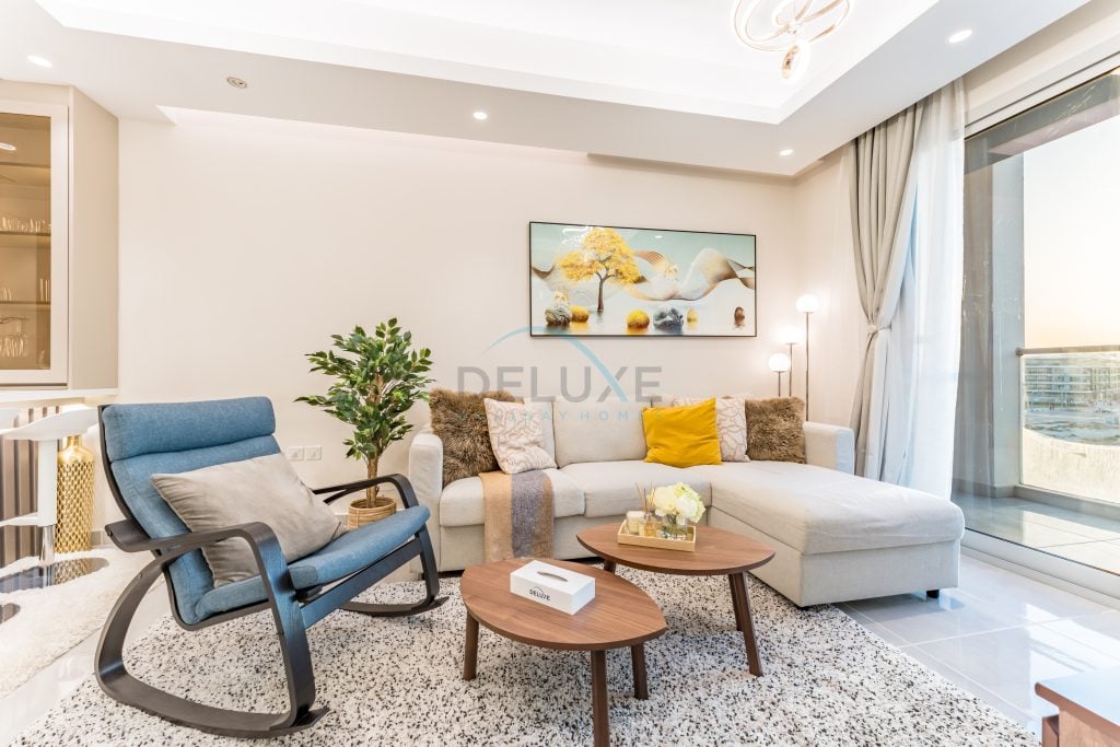 Вид на город 1BR с отдельным балконом рядом с гольф-клубами, Centurion Onyx