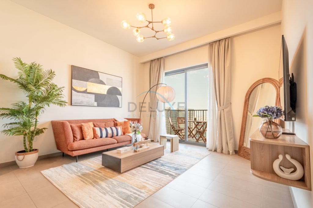 Вид на линию горизонта и город Дубая 1BR, Park Ridge Tower C