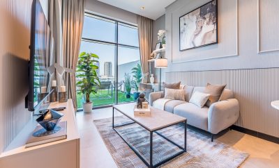 1BR w/ Terrace Overlooking Water Canal & Burj Khalifa, Minutes from Dubai’s Best Attractions, 15 Northside Tower 2