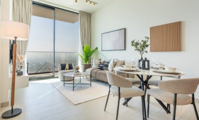 Высотный 1BR с видом на озеро и город Легкий доступ к центру города и пристани для яхт, Binghatti Onyx
