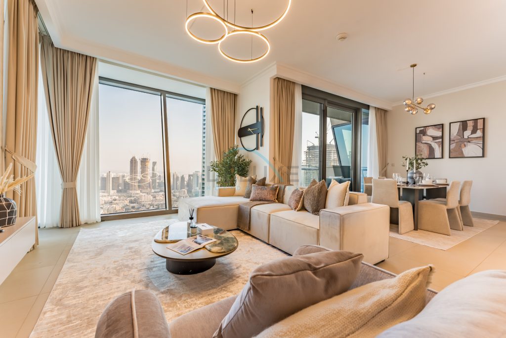 High Floor with Direct Burj Khalifa and Fountain Views, Just Steps from Dubai Mall and Metro Station – Burj Vista Tower 1