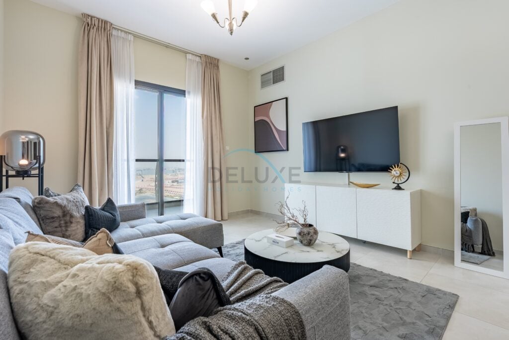 Modern and Cozy 1BR with Peaceful Vibes, Just a 20-Minute Drive to Downtown Dubai in Tulip Oasis 9