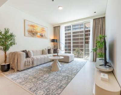Stylish 2BR Beachfront Retreat with Dubai Harbour Views, Private Beach Access and Prime Location, Beach Mansion Tower 2