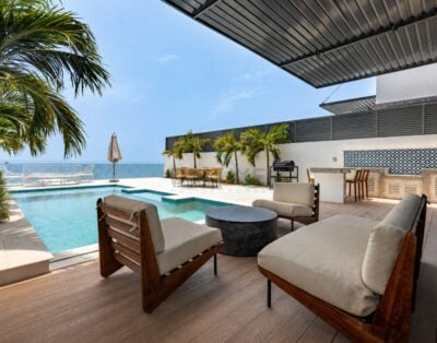 Exceptional 4BR Coastal Villa with Assistant’s Room, Private Pool, Scenic Sea Views & Outdoor BBQ Area, Al Dana Island
