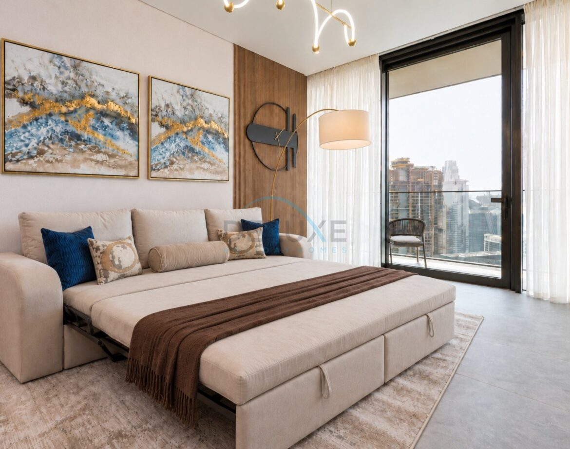 Sky-Level 1BR with Spacious Balcony Overlooking the Canal, Minutes from Downtown, Peninsula Four — photo 12