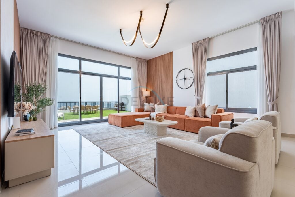 Contemporary 4BR Villa with Assistant & Driver Rooms, Gulf Views, BBQ and Outdoor Lounge, Al Dana Island